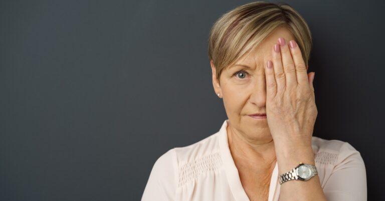 Woman considering Monovision LASIK