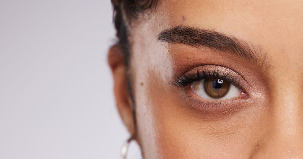 Eye,,Vision,And,Beauty,With,Contact,Lens,And,Black,Woman,