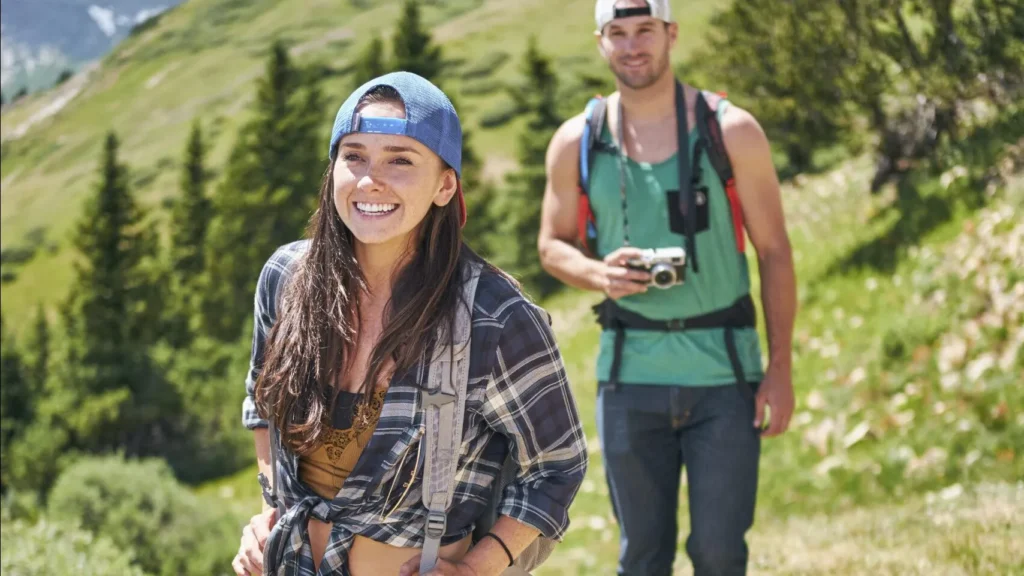 hiking couple